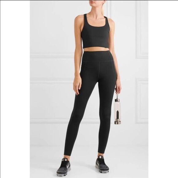 GIRLFRIEND COLLECTIVE | Black High Rise Leggings - Picture 1 of 12